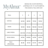 MYALMA Culote menstrual negro Talla M