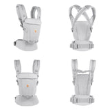 Mochila Portabebé Adapt Soft Touch Cotton - Gris perla