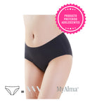 MYALMA Braga Menstrual Sin Costuras Negra Talla XS