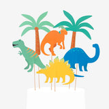 Toppers para pastel de Dinosaurios 6 uds