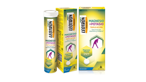 LEOTRON Magnesio + Potasio 36 Comprimidos Efervescentes
