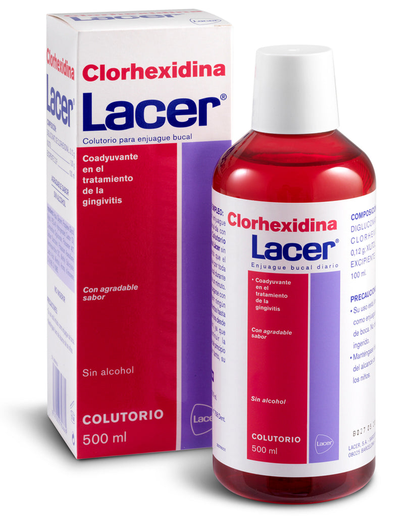 LACER Clorhexidina colutorio 500 mL - Iparfarma-durango