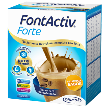 FontActiv Forte sabor Café en sobres (Estuche con 14 sobres de 30 g.)