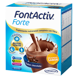 FontActiv Forte sabor Chocolate en sobres (Estuche con 14 sobres de 30 g.) - Iparfarma