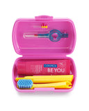Set de cepillo de dientes de viaje Rosa